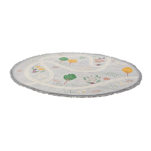 Dječji ručno tkani tepih Nattiot Little Garden, ⌀ 120 cm-image-1