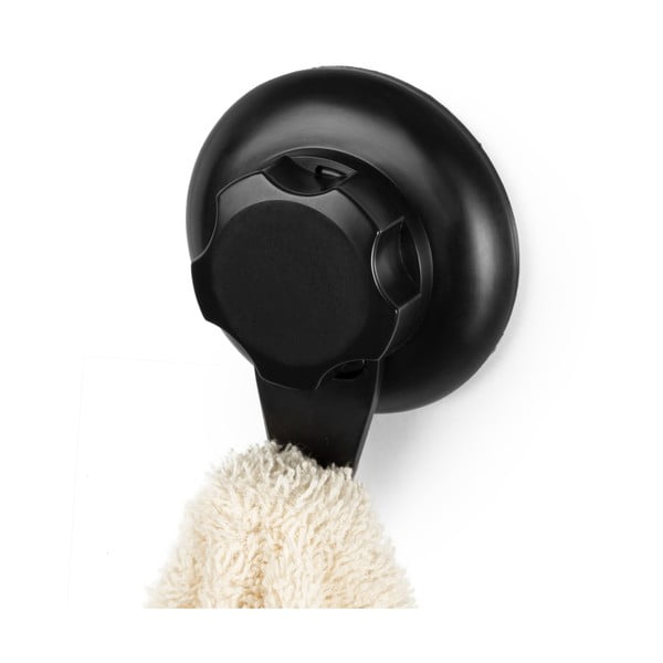 Crna samoljepljiva kukica Compactor Bestlock Black Single Hook-image-4