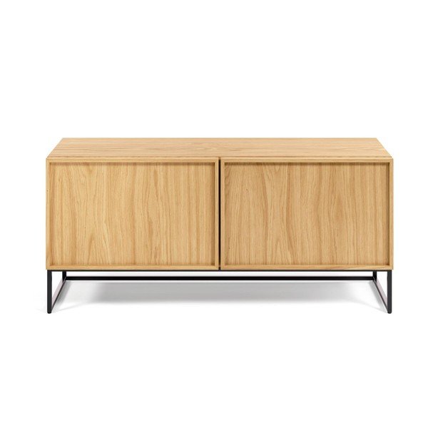 TV komoda u dekoru hrasta u prirodnoj boji 112x51x42 cm Taiana – Kave Home