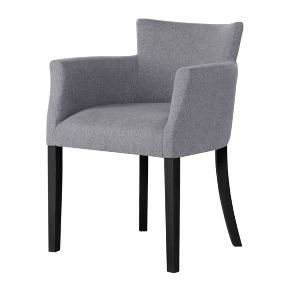 Siva stolica s nogama od crne bukve Ted Lapidus Maison Santal