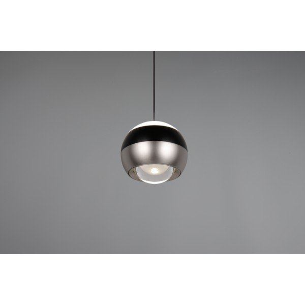 Crna/u srebrnoj boji LED viseća svjetiljka ø 15,5 cm Orbit – Trio Select-image-3