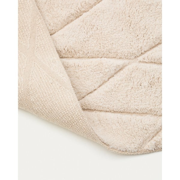 Bež kupaonska prostirka 50x70 cm Nyana – Kave Home-image-3