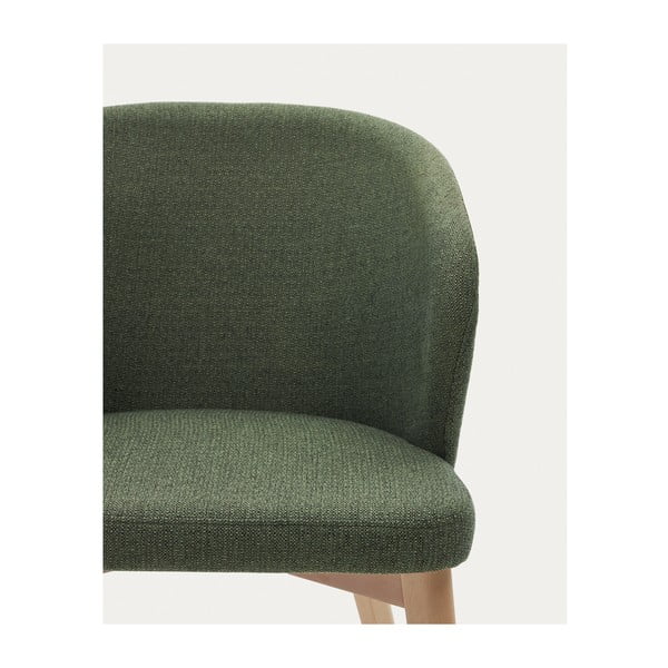 Tamno zelena podstavljena blagovaonska stolica Darice – Kave Home-image-2