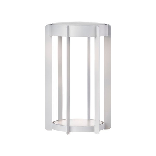 Svijetlo siva LED lanterna s USB za eksterijer (visina 30 cm) Firefly – Zone-image-2