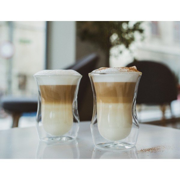 Staklene šalice u setu 6 kom s dvostrukom stijenkom 250 ml – Vialli Design-image-1