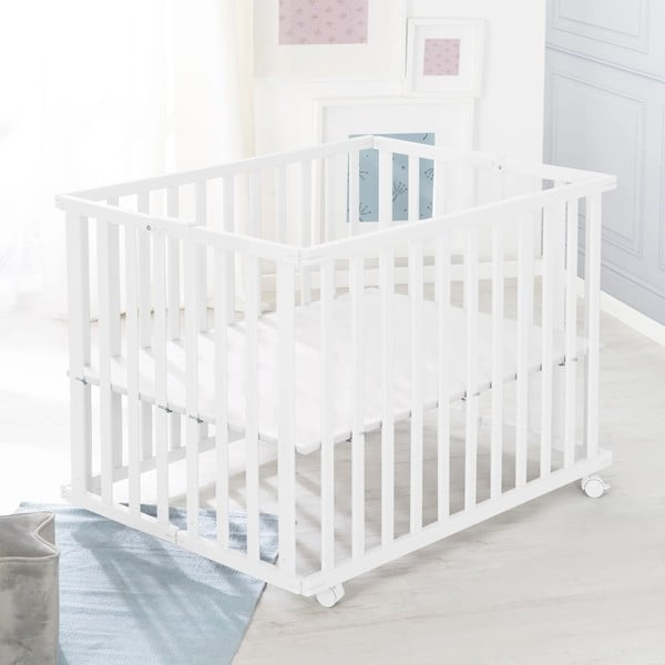 Bijeli putni krevetić 100x75 cm – Roba-image-4