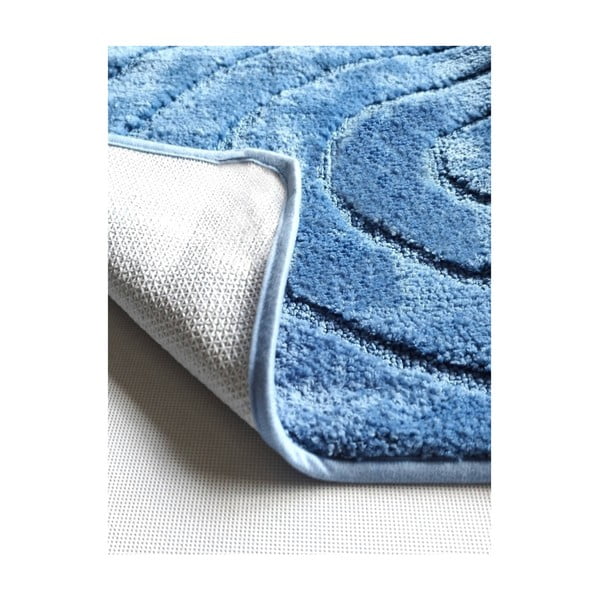 Plava kupaonska prostirka 50x80 cm – JAHU collections-image-1