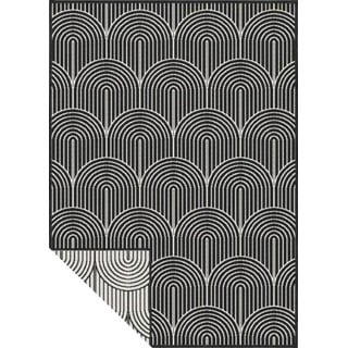 Crno-bijeli vanjski tepih 80x150 cm Pangli Black – Hanse Home