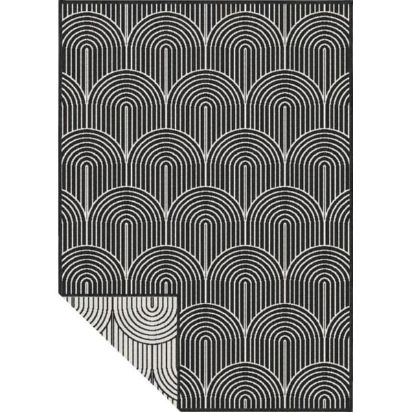 Crno-bijeli vanjski tepih 200x290 cm Pangli Black – Hanse Home