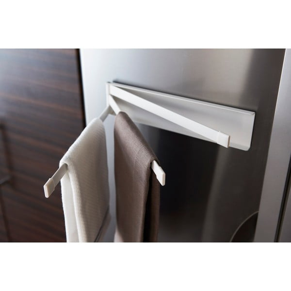 Bijeli magnetski preklopni držač za ručnike YAMAZAKI Tower-image-1