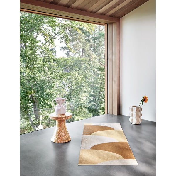 Oker žuta unutarnja i vanjska staza 70x270 cm Hill Ochre Pale Yellow – Pappelina-image-3