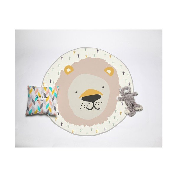 Dječji tepih Little Nice Things Lion, ⌀ 120 cm-image-3