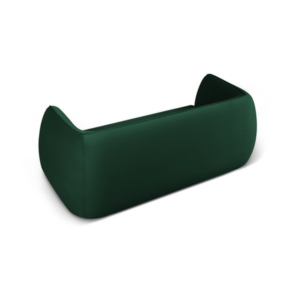 Zelena baršunasti sofa 190 cm Lando – Micadoni Home-image-3
