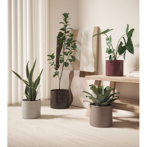 Keramička ručno rađena ukrasna tegla za cvijeće ø 25 cm Fortuna – Artevasi-image-4