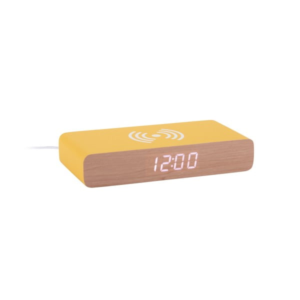 Digitalna budilica s bežičnim punjačem Retro Flat LED – Karlsson