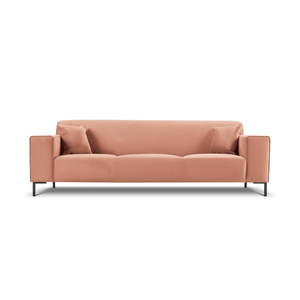 Roza baršunasta sofa Cosmopolitan Design Siena