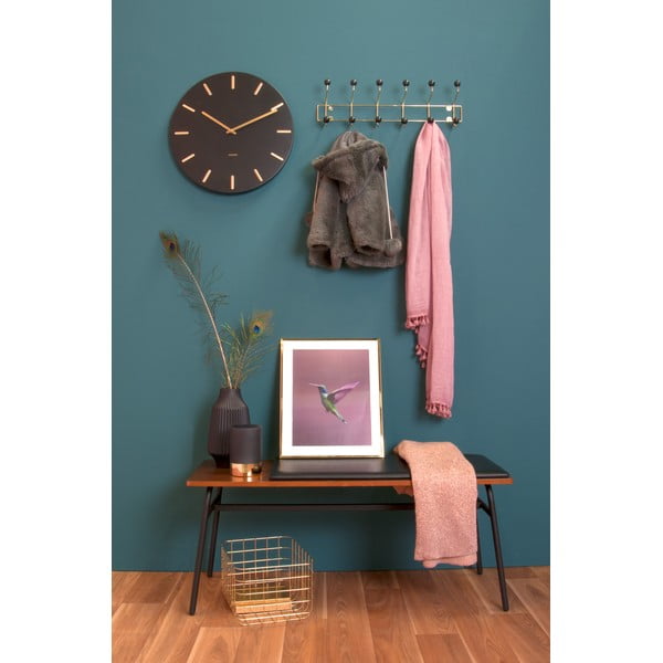 Zidna vješalica s crnim detaljima PT LIVING Saturnus, dužina 53,5 cm-image-1