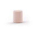 Svijetlo ružičasti dječji tabure od bouclé tkanine MOON – Vipack