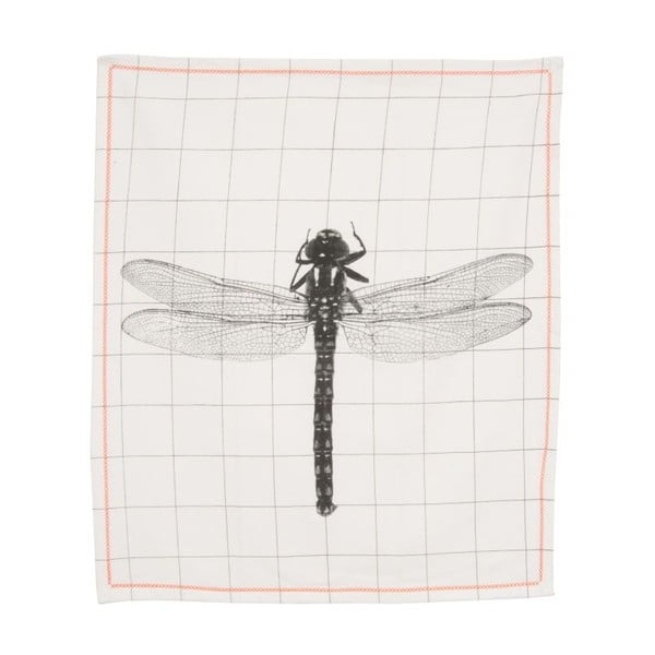 Kuhinjski ručnik Grid Dragonfly, 55x65 cm