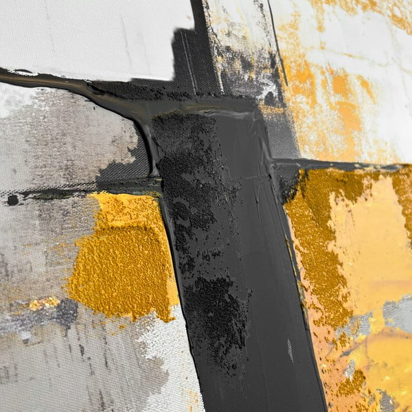 Slika s ručno oslikanim elementima 70x100 cm Jade – Styler-image-4