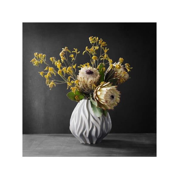 Bijela porculanska vaza Morsø Flame, visina 23 cm-image-2