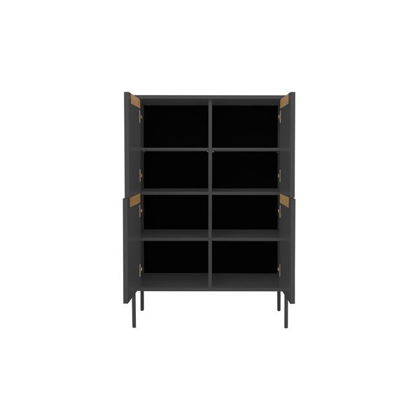 Crna komoda Tenzo Switch, 90 x 128 cm-image-4