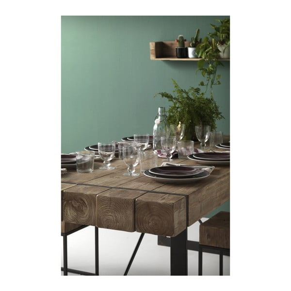 Blagovaonski stol s metalnim nogama Geese Robust, 200 x 90 cm-image-2