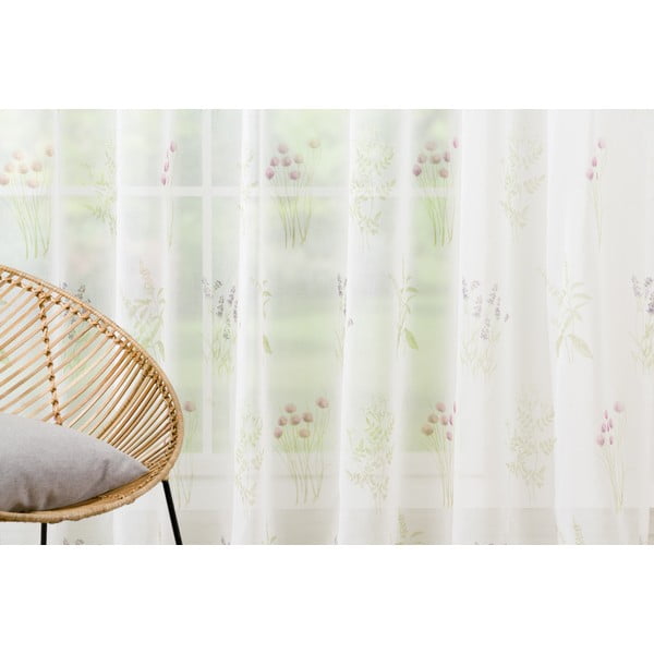 Krem prozirna zavjesa 400x245 cm Felicity – Mendola Fabrics