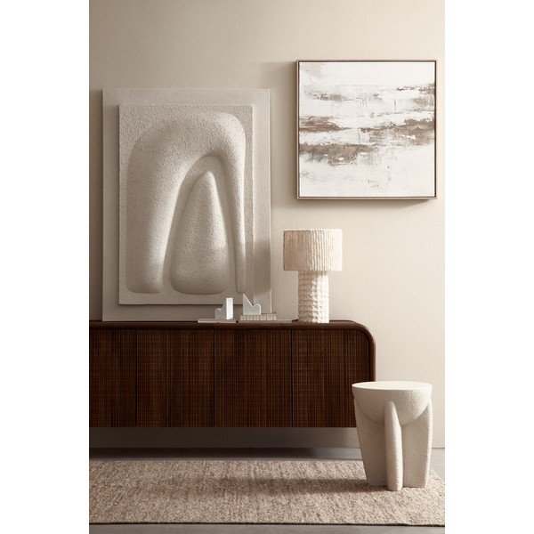 Slika s ručno oslikanim elementima s okvirom/na platnu 85x85 cm Bold – Bizzotto-image-1