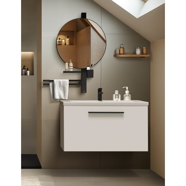 Zidno ogledalo s policom/s vješalicom ø 51 cm ALU+ – Ideal Standard-image-2