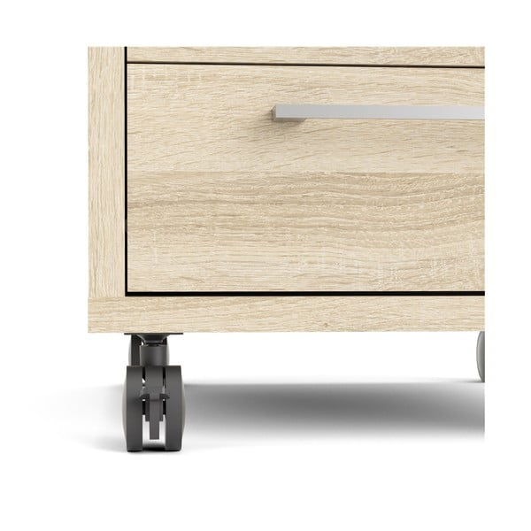 Ormarić u dekoru hrasta sa zaključavanjem u prirodnoj boji 48x68 cm Prima – Tvilum-image-4