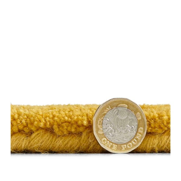 Senf žuti tepih od vune Think Rugs Kasbah, 120 x 170 cm-image-2