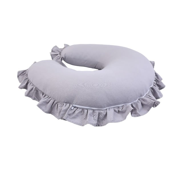 Sivi jastuk za dojenje – Mila Home-image-2