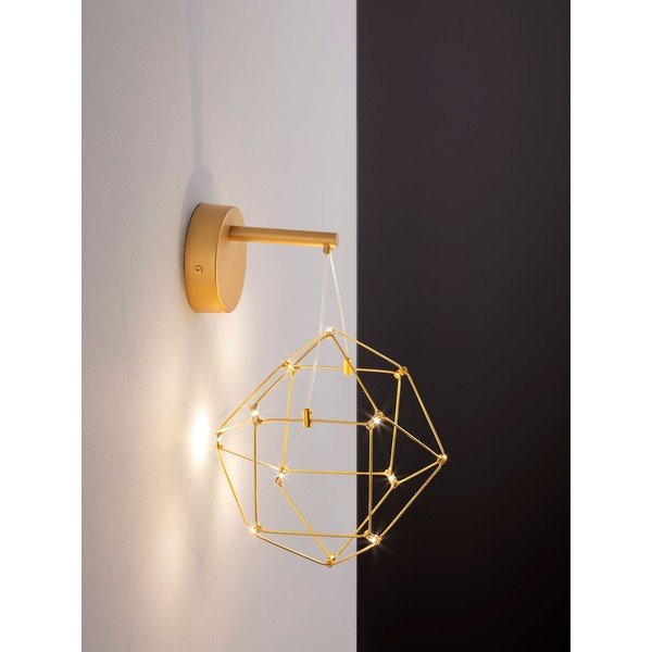 LED zidna lampa aluminijska u zlatnoj boji Nebula – Nova Luce-image-1