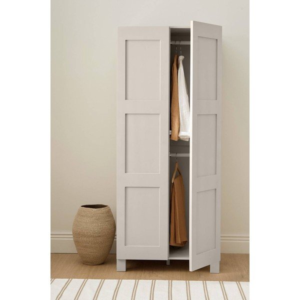 Sivo-bež viseći ormar od MDF-a 80x190x61 cm Ben – Ellos Home-image-1
