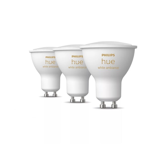 LED pametne žarulje u setu 3 kom GU10, 4 W White ambiance – Philips Hue