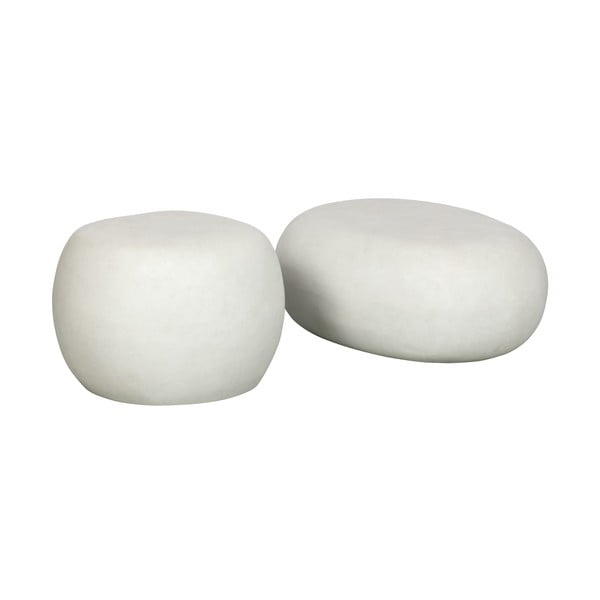 Bijeli stolić za kavu 49x65 cm Pebble – vtwonen-image-2