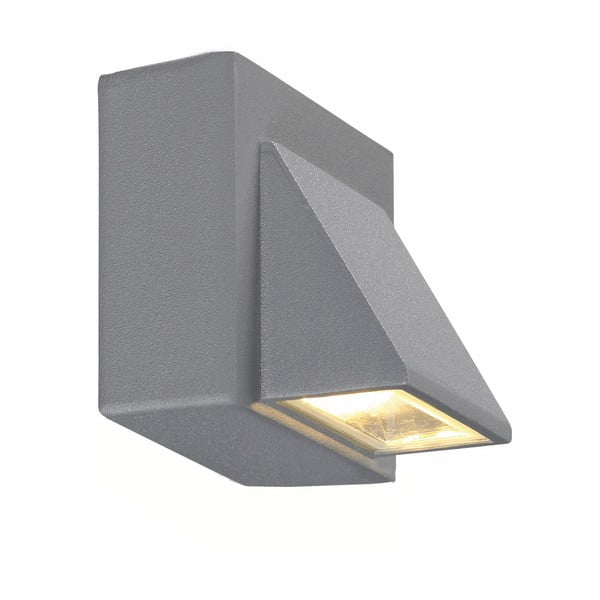 Siva zidna svjetiljka Markslöjd Carina, 8 x 7,5 cm