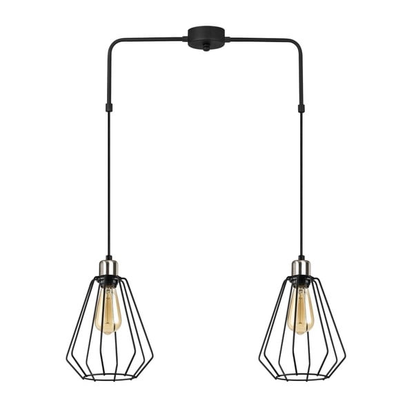 Crna metalna viseća svjetiljka Opviq lights Straton-image-2