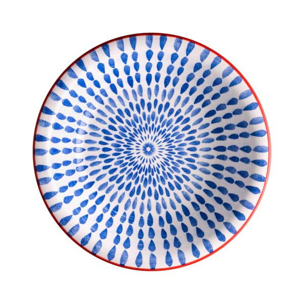 Plavi tanjur za juhu od Brandani Ginger dolomita, ⌀ 21 cm