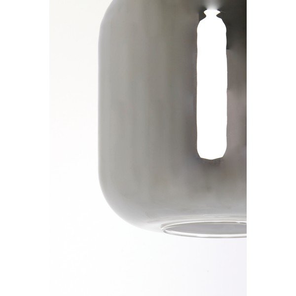 Siva stropna svjetiljka sa staklenim sjenilom ø 16 cm Lekar - Light & Living-image-4