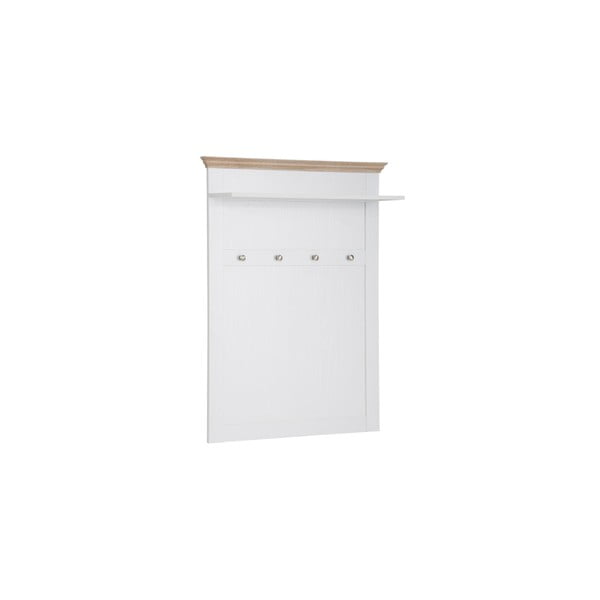 Bijeli stalak za kapute s detaljima od hrastovog drveta drveta Støraa Bruce-image-1