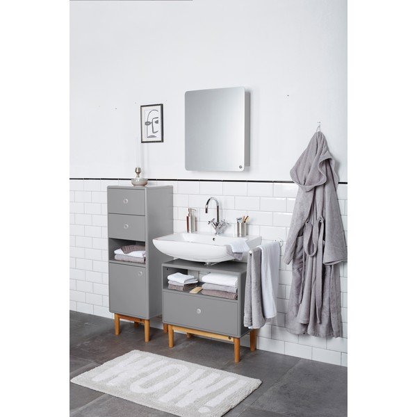 Sivi ormarić za ispod umivaonika 66x45 cm Color Bath – Tom Tailor-image-3