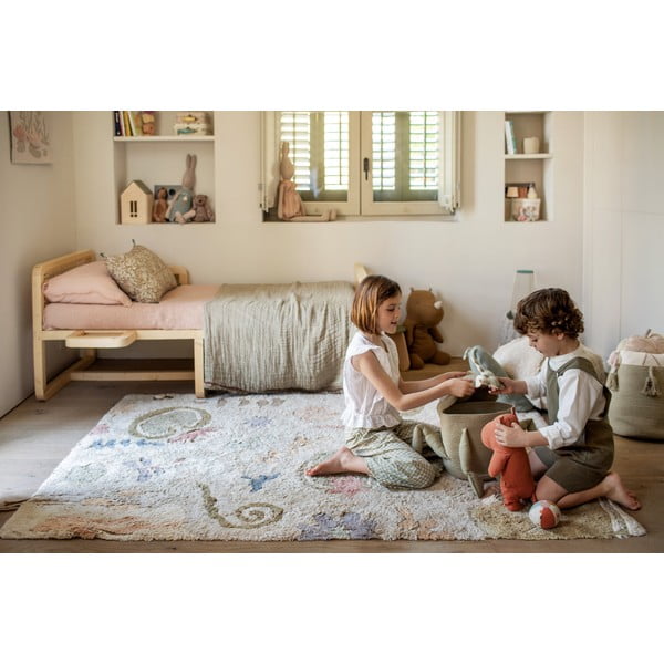 Svijetlo zelena tekstilna dječja kutija za pohranu ø 23x35 cm Fred the Frog – Lorena Canals-image-2