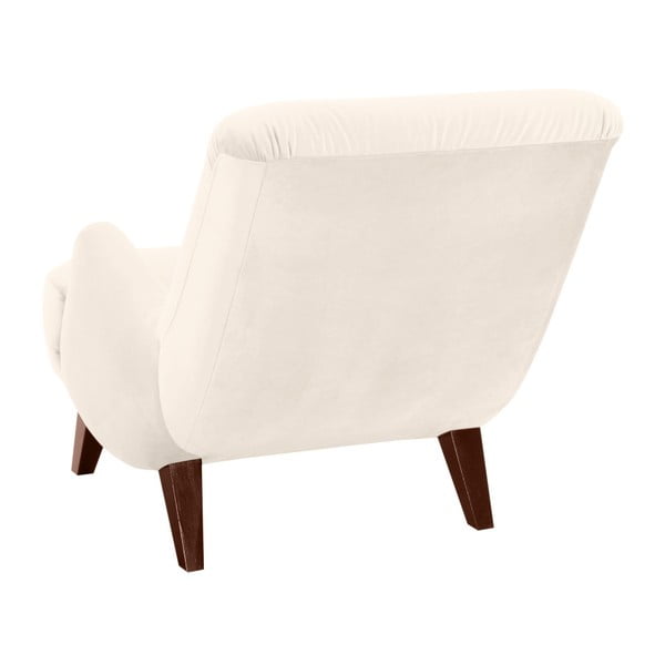 Krem fotelja sa smeđim nogama Max Winzer Brandford Suede-image-2
