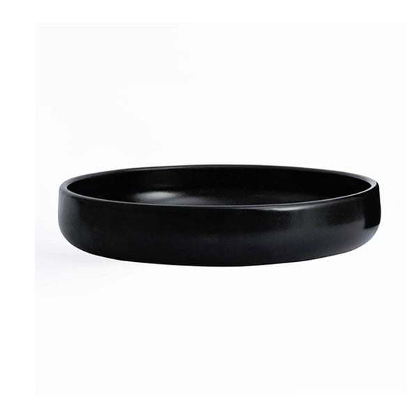 Crna zemljana zdjela ÅOOMI Luna, ø 23,5 cm