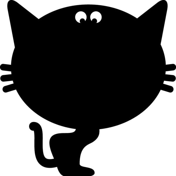 Naljepnica ploča s tekućom kredom Fanastick Cat-image-2