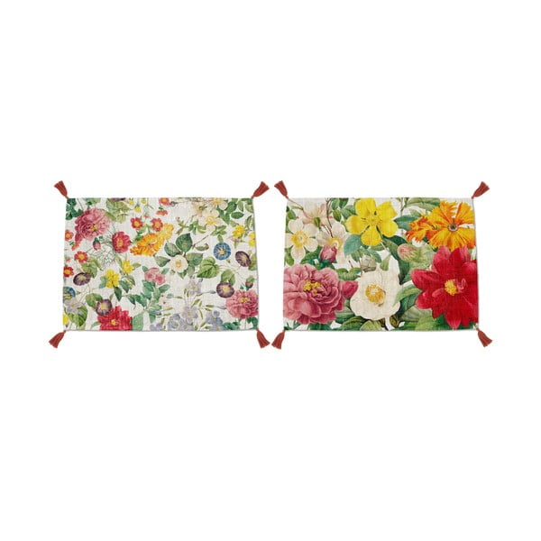 Set od 2 podmetača za stol Madre Selva Spring Flowers, 45 x 30 cm
