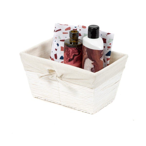 Bijela košara za pohranu od papira Compactor Kimo Paper Basket, 26 x 14 cm-image-2