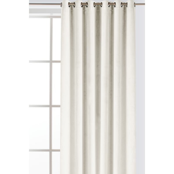 Krem zavjesa za djelomično zamračenje od samta 265x225 cm Velto – Filumi-image-1